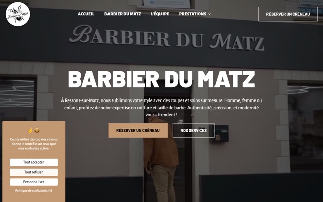 Aperçu du site de Barbier du Matz