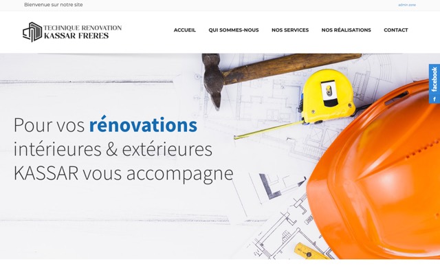Aperçu du site de Technique Rénovation